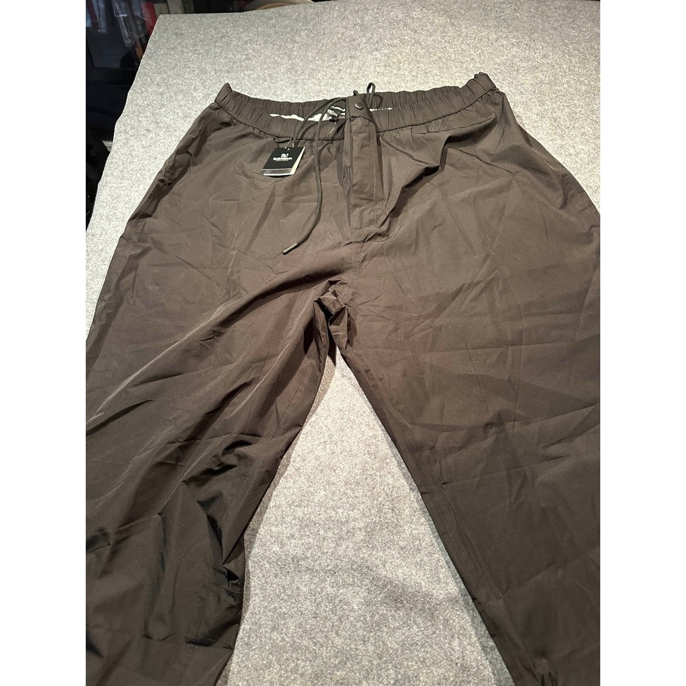 Baerskin Tactical Supply Co Mens Black Ripstop Tactical Pants Drawstring New
